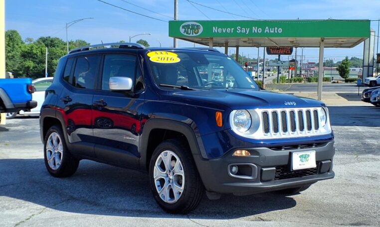 2016 Jeep Renegade Limited 4x4 for sale in Springfield Mo. Bad Credit or No Credit, you can get approved.